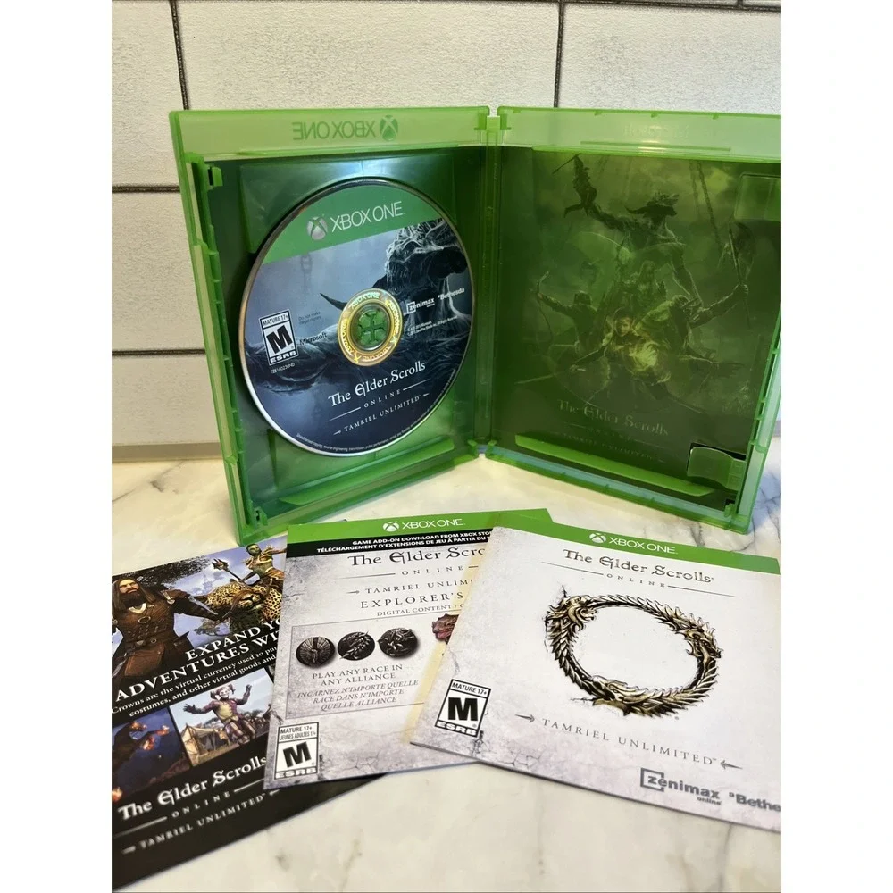 Bethesda The Elder Scrolls Online Tamriel Unlimited Xbox One MMORPG Online